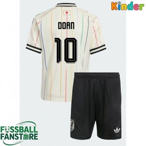 Japan Ritsu Doan #10 Replik Auswärtstrikot Kinder WM 2026 Kurzarm (+ Kurze Hosen)
